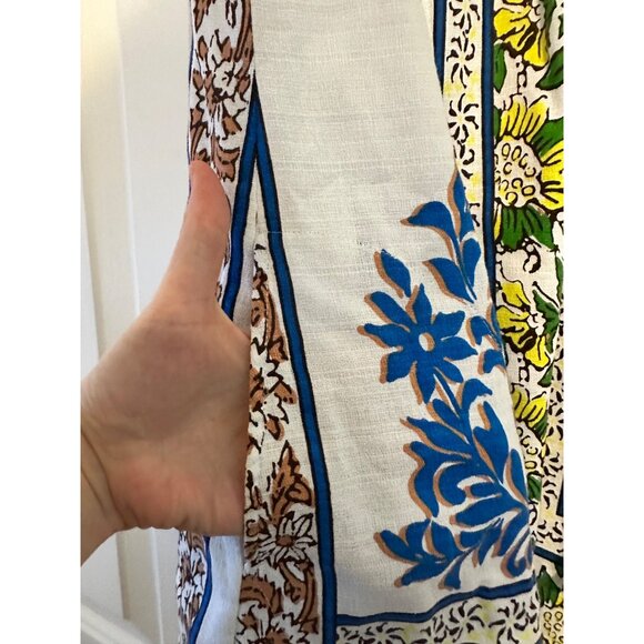 Anthropologie Plenty By Tracy Reese‎ Sleeveless Floral Print Lace-Up Dress S - Picture 5 of 10